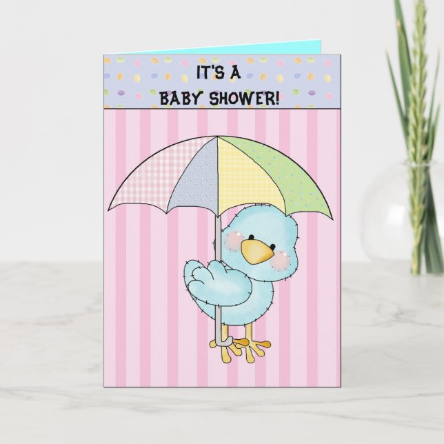Invitation C'est un baby shower ! (Devant)