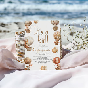 Invitation C'est un Baby shower animal de bébé neutre pour fi