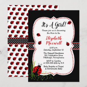 Invitation C'est un Baby shower de fille