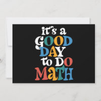 C'est un bon jour pour faire des mathématiques ens