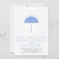 C'est un garçon | Blue Hearts & Umbrella Baby Spri