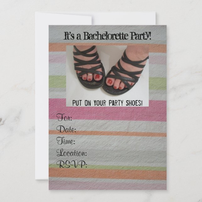 Invitation C'est une Bachelorette Party !Invitations (Devant)