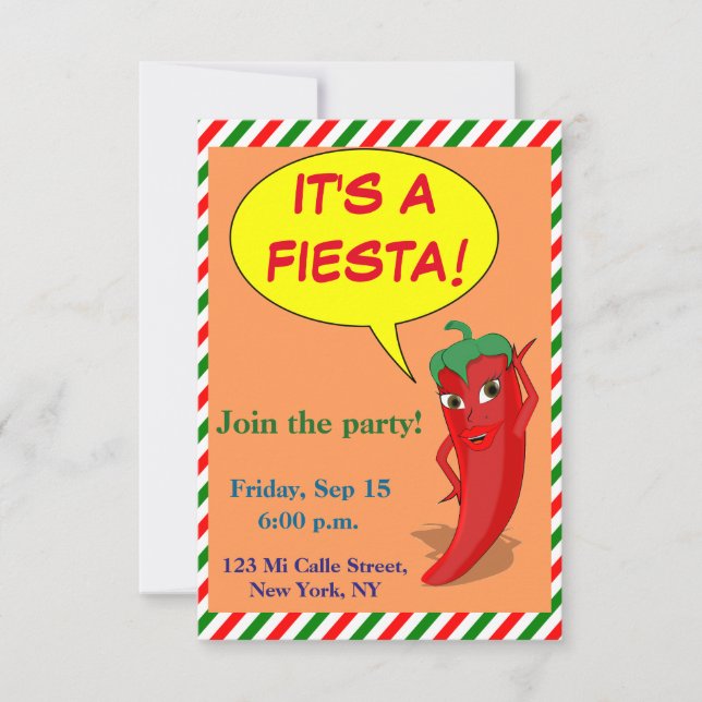 Invitation C'est une fête (Devant)