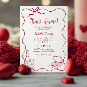 Invitation C'est une Fête des mariées à main fantaisiste