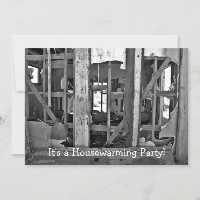 Invitation C'est une fête du réchauffement de la maison ! des (Devant)
