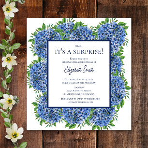 Invitation C'est une fête surprise pour un 40e anniversaire a