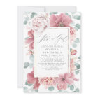 C'est une fille Dusty Rose Floral mignonne Baby sh