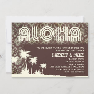 Invitation CGC Aloha Luau Palm Pier