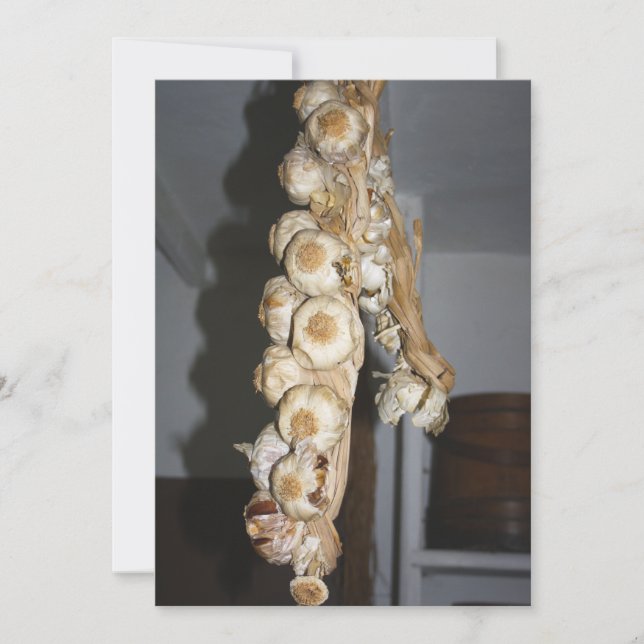 Invitation Chaîne d'invitation à l'ail (Devant)