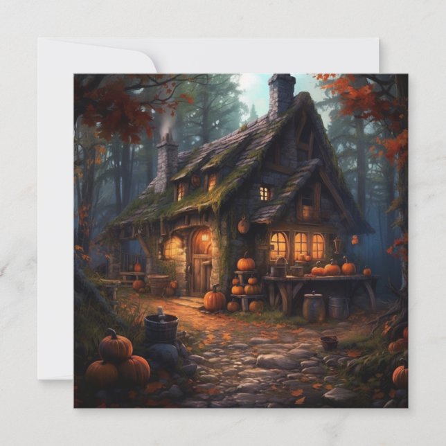 Invitation Chalet de sorcière : Enchanter Hollow (Devant)