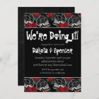 Chaleur Rose crâne | Funky Black White Fête des ma