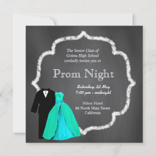 Invitation Chalkboard Prom