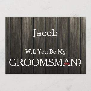 Invitation Chalkboard Tu Seras Notre Groomer