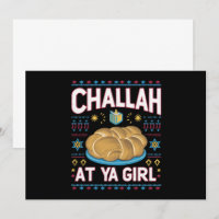 Challah At Ya Girl Drôle Nourriture Hanukkah Chanu