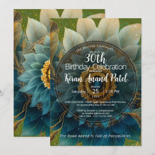 Invitation Champ Vivant Mandala Floral