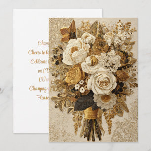 Invitation Champagne & Années   Bouquet de Cheer