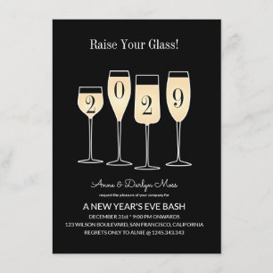 Invitation Champagne de la Saint-Sylvestre