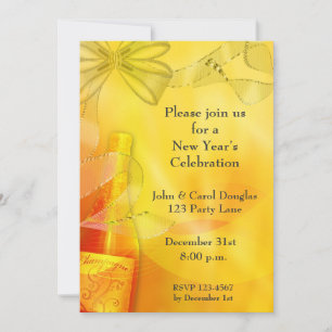 Invitation Champagne d'Or