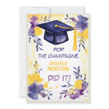 🎓Champagne Fleurs de remise de diplômes