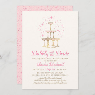 Invitation Champagne Pink Bridal Show