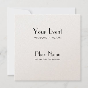 Invitation Champagne Shimmer Paper 5.25x5.25