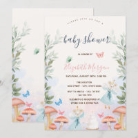 Champignons Maisons de bébé Baby shower Feuille