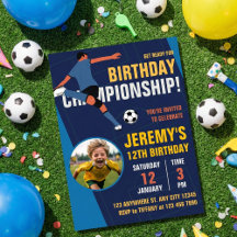 Championnat Anniversaire de enfant de football mod