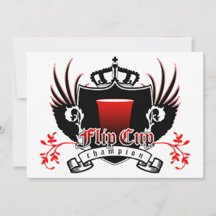 Invitation championne de la coupe du flip