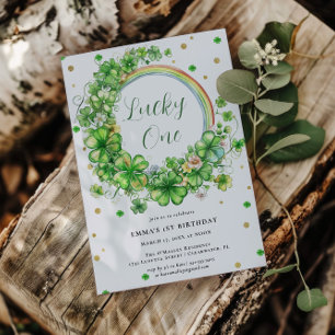 Invitation Chanceux   1er anniversaire de la Saint-Patrick