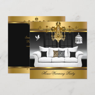 Invitation Chandelier de fête de pendaison de crémaillère Ric