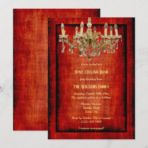 Invitation Chandelier Halloween