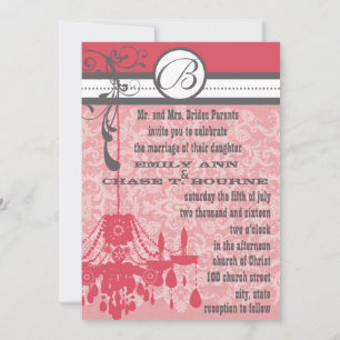 Invitation Chandelier Vintage Honeysuckie