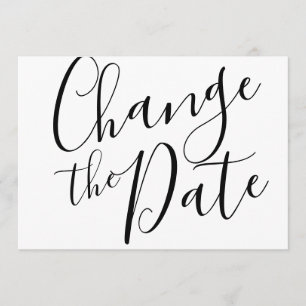 Invitation Changement de date Reporté Événement Annulé Modern