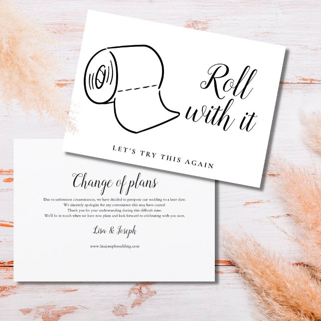 Invitation Changement de date reportée Annulation de l'événem (Créateur téléchargé)