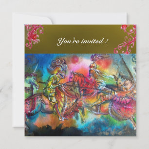 INVITATION CHANSON DE ROLAND/ COMBAT DES CHEVALIERS EN TOURNO