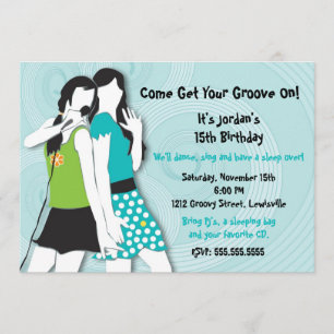 Invitation Chanteuse de hip-hop