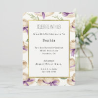 Chapeaux Crème Rubans Violets Anniversaire