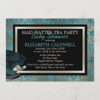 Chapelier fou Alice dans la Fête de la mariée du