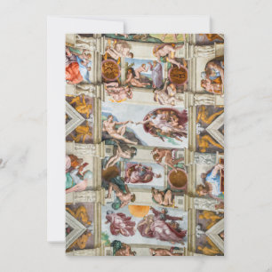 Invitation Chapelle Sixtine Michelangelo - Vatican, Rome, Ita