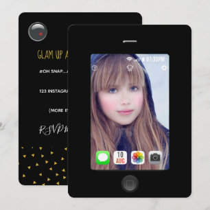Invitation Chaque occasion Selfie Party ajouter une invitatio