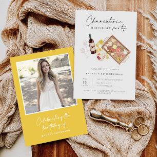Invitation Charcuterie Commission Vin Fromage Anniversaire Ph