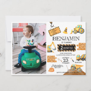 Invitation Chariots de crevette 1er anniversaire