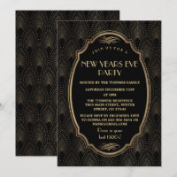 Charmante fête du Nouvel An Gatsby des années 20