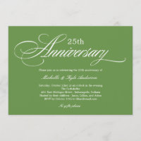 Invitation charmante pour anniversaire de mariage