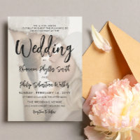 Charming Black Calligraphy Mariage photo