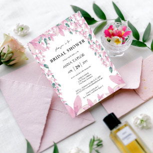 Invitation Charming Fête des mariées Wisteria