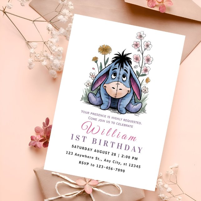 Invitation Charming Pooh & Friends Birthday (Créateur téléchargé)