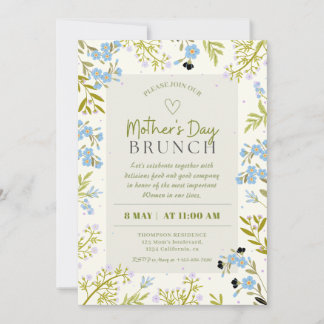 Invitation Charming Spring  Floral Mother’s Day Brunch