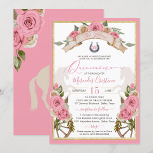 Invitation Charro Occidental Roses Roses Roses Roses Roses Ro