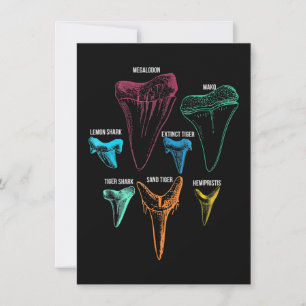 Invitation Chasse aux dents de requin - Cadeaux de requin fou